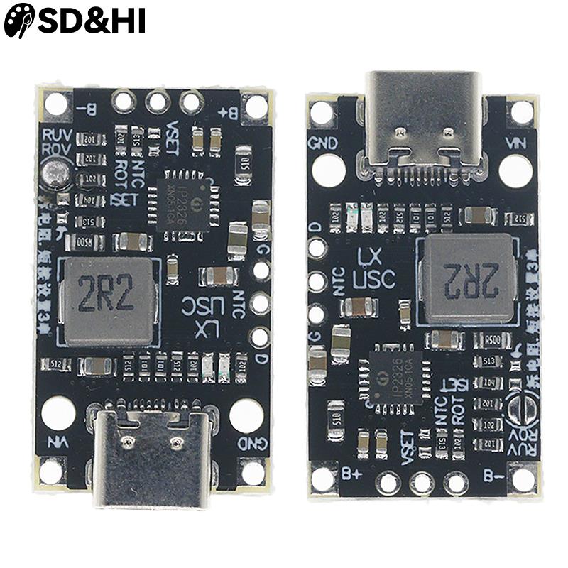 Li Ion Charger Module - 充電器ボード,バッテリー充電モジュール,18650, 21700 V,3.7V,タイプC, 2s,3s,8.4v,12.6v,1個