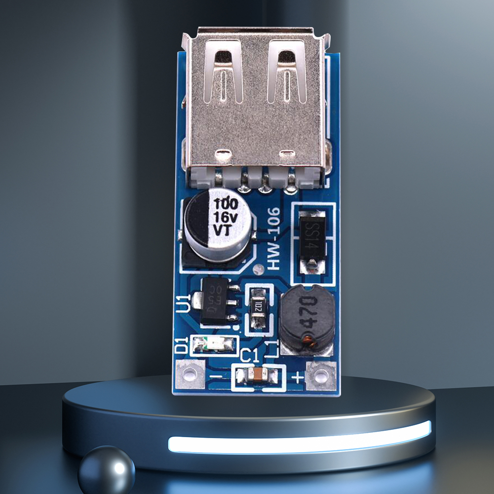 Boost Converter - DC-DC USB電圧変換器 0.9V-5Vから5Vへの昇圧、高効率のDC-DC昇圧電源モジュール、昇圧電源回路基板