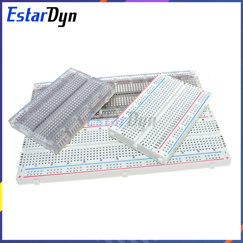 Breadboard 400 Point - Estardyn MB102 はんだなしブレッドボード 830/400 穴 PCB