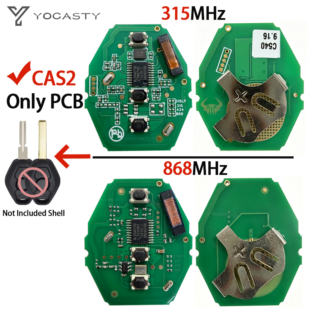 Proto Board - YOCASTY CAS2システムPCB 315/868Mhz PCF7953 BMW E38