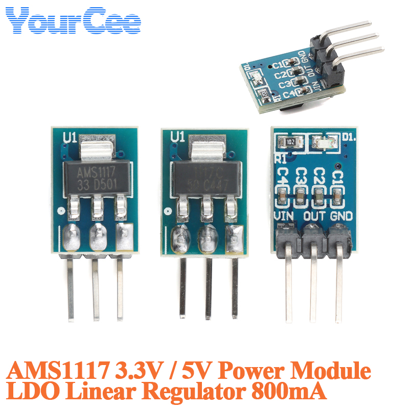 Ams1117 Module - 20 個/1 個 AMS1117 3.3V 5V