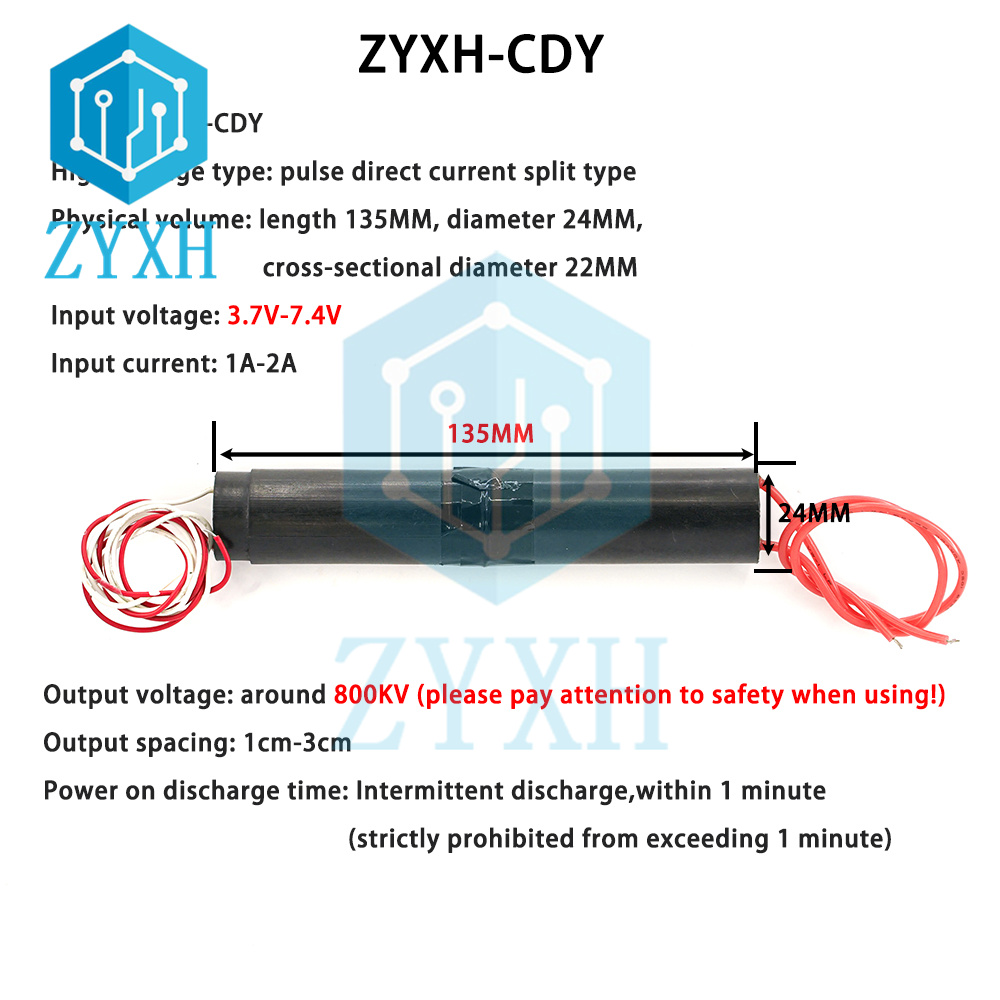 Boost Converter - 電圧変換器,変圧器,高電圧発電機,3.7v-7.4v,6v-12v〜60kv,500kv,800kvをブースト