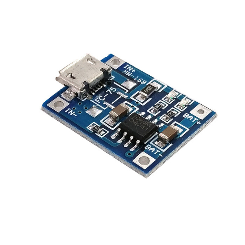 Tp4056 Module - リチウム電池保護パネル,マイクロusb/type-c充電モジュール,1プレート保護付きtp4056,tc4056,1a 18650