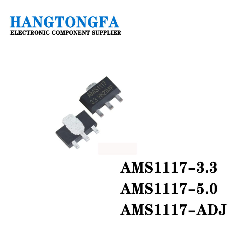 Ams1117 Module - 100個 トランジスタ AMS 1117-3.3V 5V 1.8V