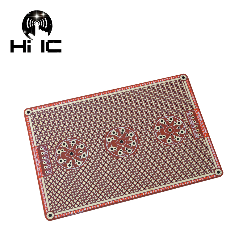 Pcb Prototyping Board - ユニバーサル中央チューブアンプPCB,8ピン/9ピン,ヘッドフォンバルブ,両面PCB