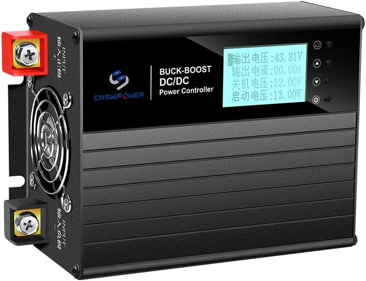Boost Converter - 補助バッテリー用DC-DC自動昇降圧充電器、30A/60A/100Aオプション、LiFePO4および鉛蓄電池用調整可能出力