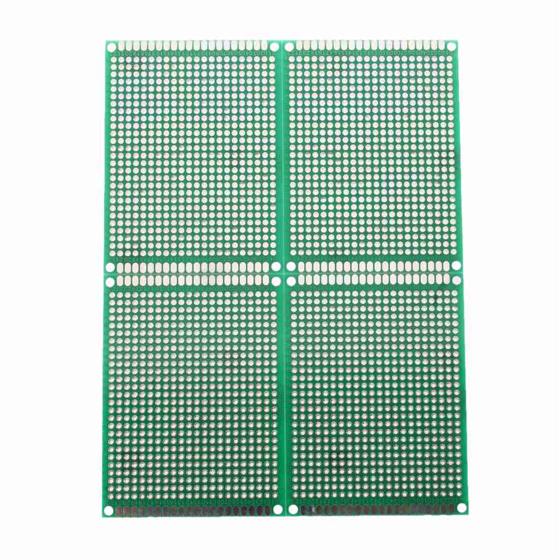 Pcb Prototyping Board - SCLS 4 個両面プロトタイプ FR-4 PCB ストリップボードユニバーサルプリント基板