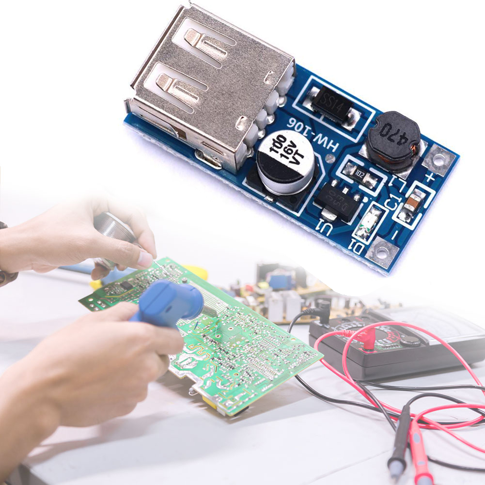 DC-DC USB電圧変換器 0.9V-5Vから5Vへの昇圧 - Boost Converter のレビューと価格