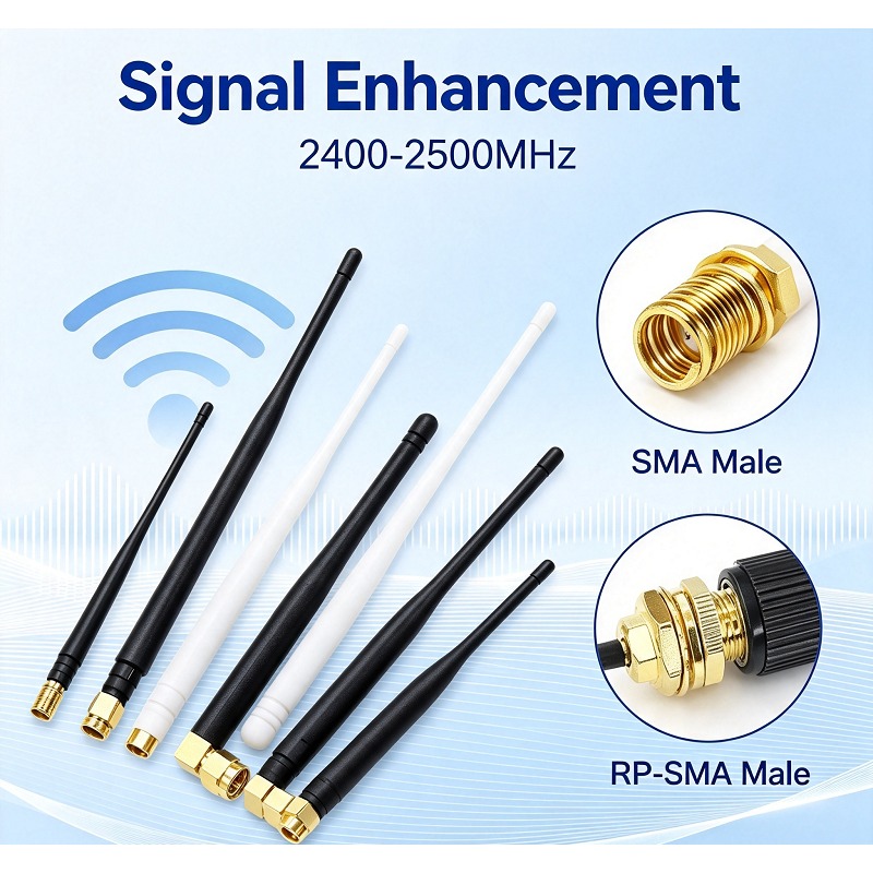 WiFi アンテナ 6DBI 2.4GHz 折りたたみ式グル - Antenna 2.4Ghz のレビューと価格