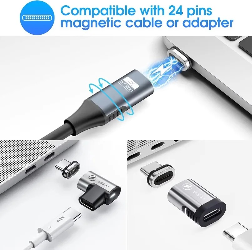 10/1 個の磁気マイクロ USB/タイプ C コネクタチッ - Micro Usb Cable のレビューと価格