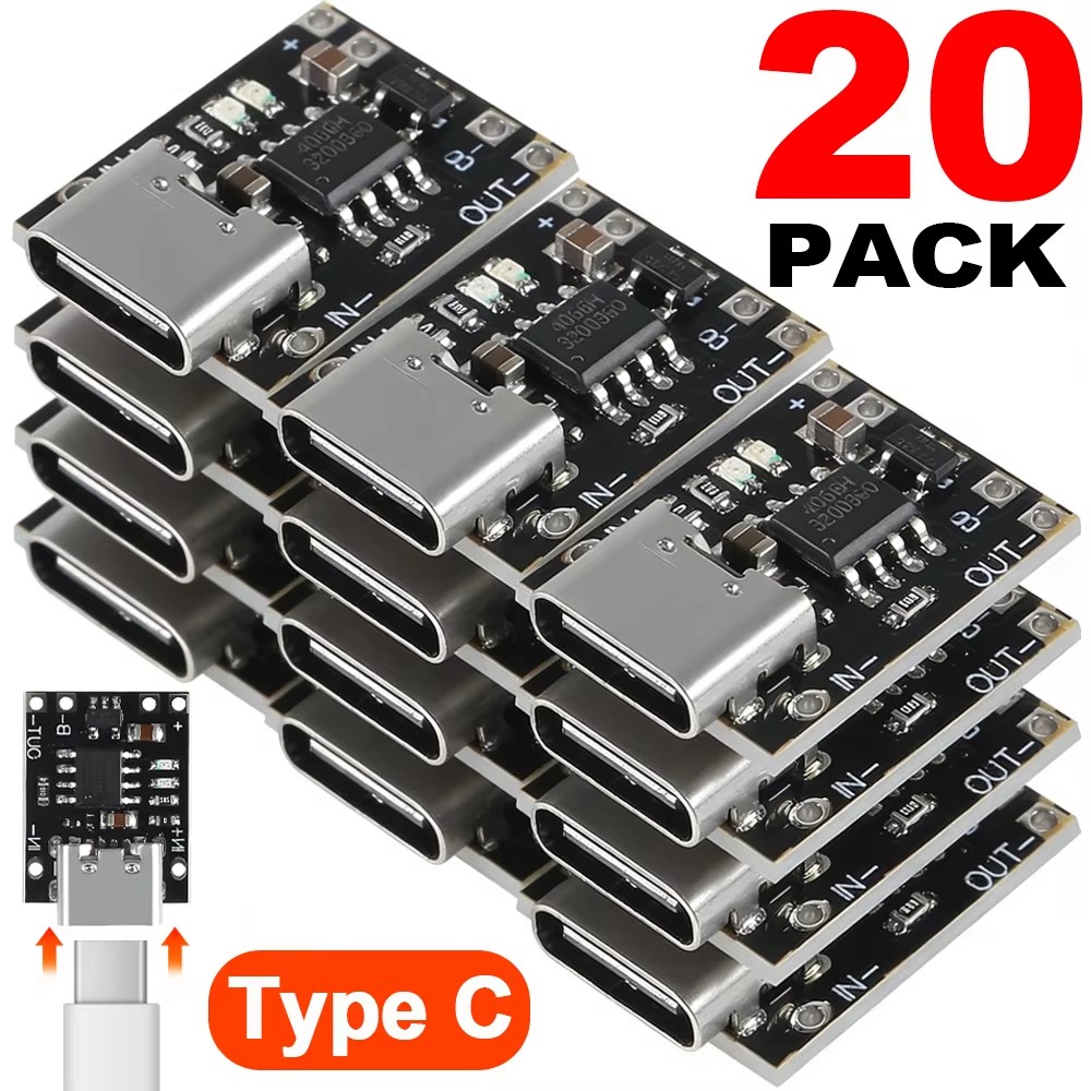 1-20 個 TP4056 3.7V リチウム電池充電放電ボ - Tp4056 Module のレビューと価格