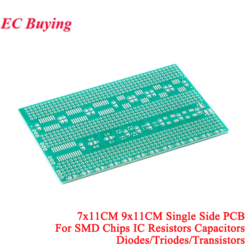 7 × 11 センチメートル 9 × 11 センチメートル片 - Pcb Prototyping Board のレビューと価格