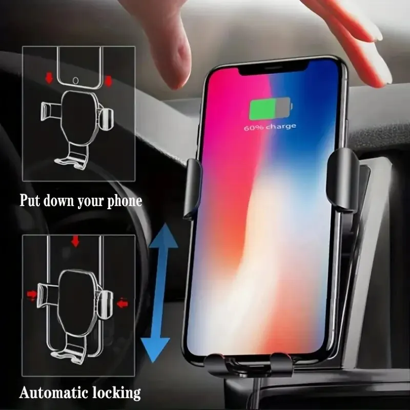2in1ワイヤレス充電器 30W急速充電 携帯電話車載ホルダ - Micro Usb Cable のレビューと価格