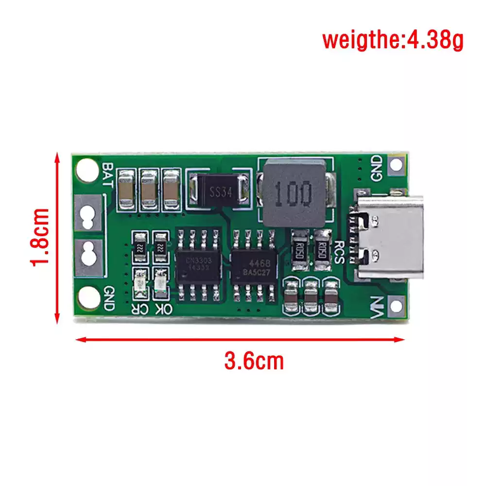 タイプC - 8.4V 12.6V 16.8V リチウム電池 - Li Ion Charger Module のレビューと価格