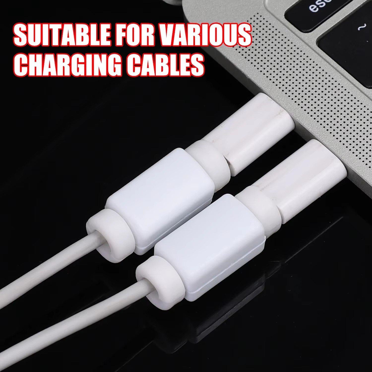 破損防止ケーブルプロテクター ソフトシリコンカバー Appl - Micro Usb Cable のレビューと価格