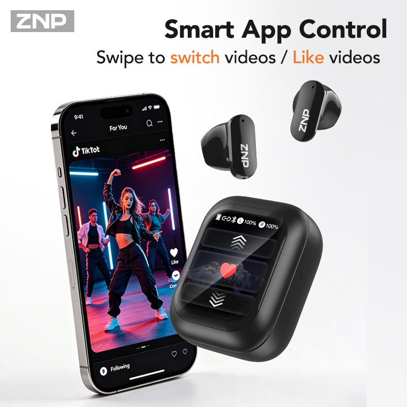 ZNP N04 TWS ワイヤレスイヤホン。タッチスクリーン - Usb C Cable のレビューと価格