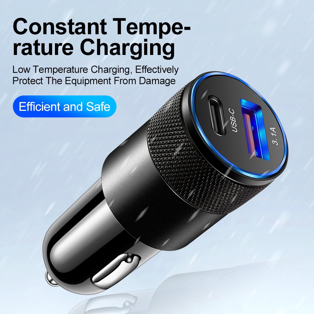 66W USB 車載充電器 Type-C 急速充電対応 Xi - Usb C Cable のレビューと価格