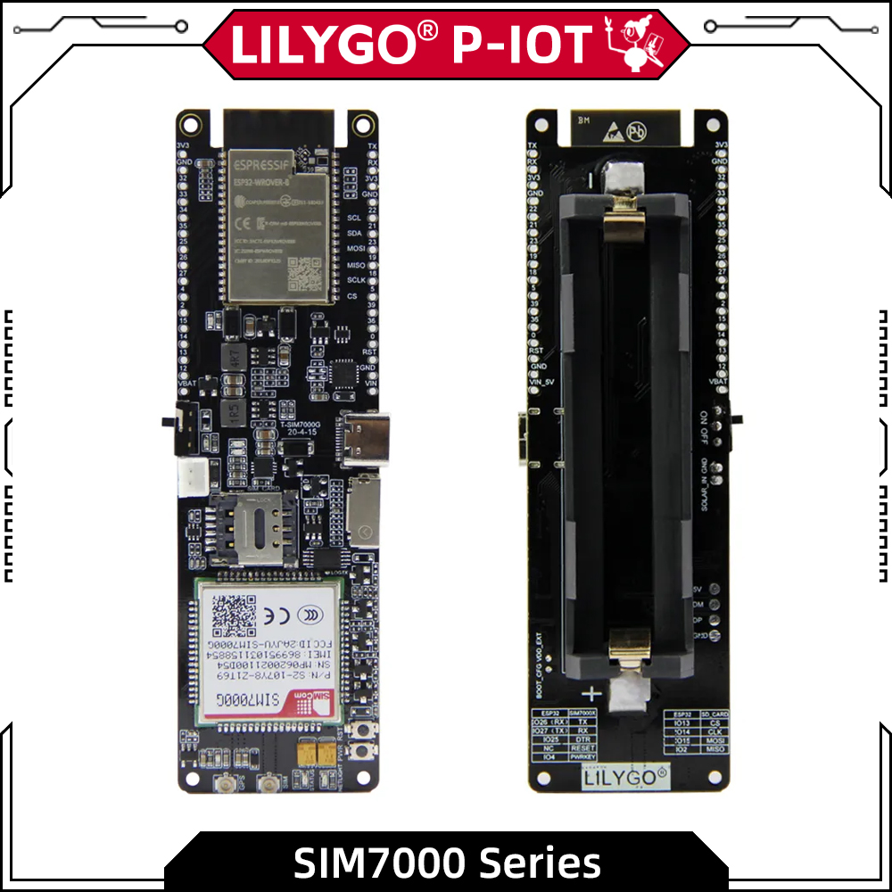 LILYGO® TTGO T-SIM7000G ESP32  - Esp32 Battery Holder Lipo のレビューと価格