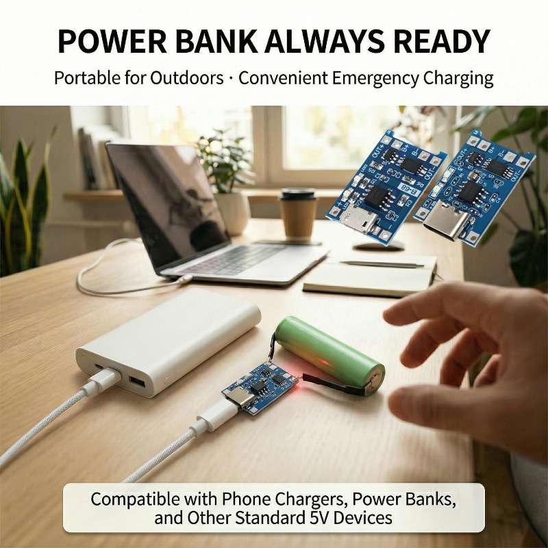 5V 3A マイクロ/タイプ-c/ミニ 18650 TP40 - Tp4056 Module のレビューと価格