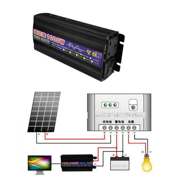 純正弦波インバーター 1000W 500W DC 12V 2 - Dc Dc Converter のレビューと価格