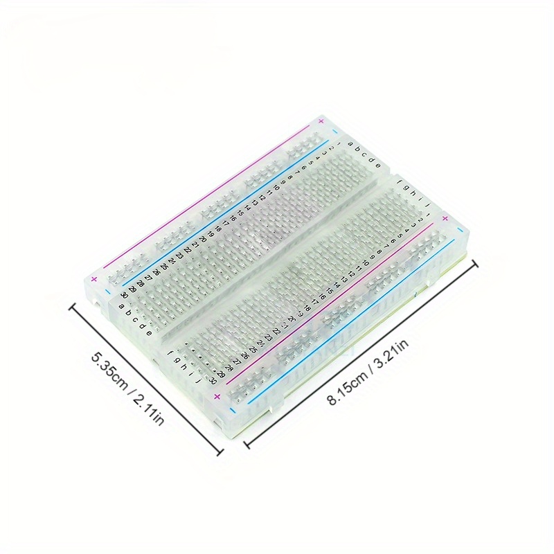 透過的なミニブレッドボードキット,バッテリーレス,練習用ボー - Breadboard 400 Point のレビューと価格