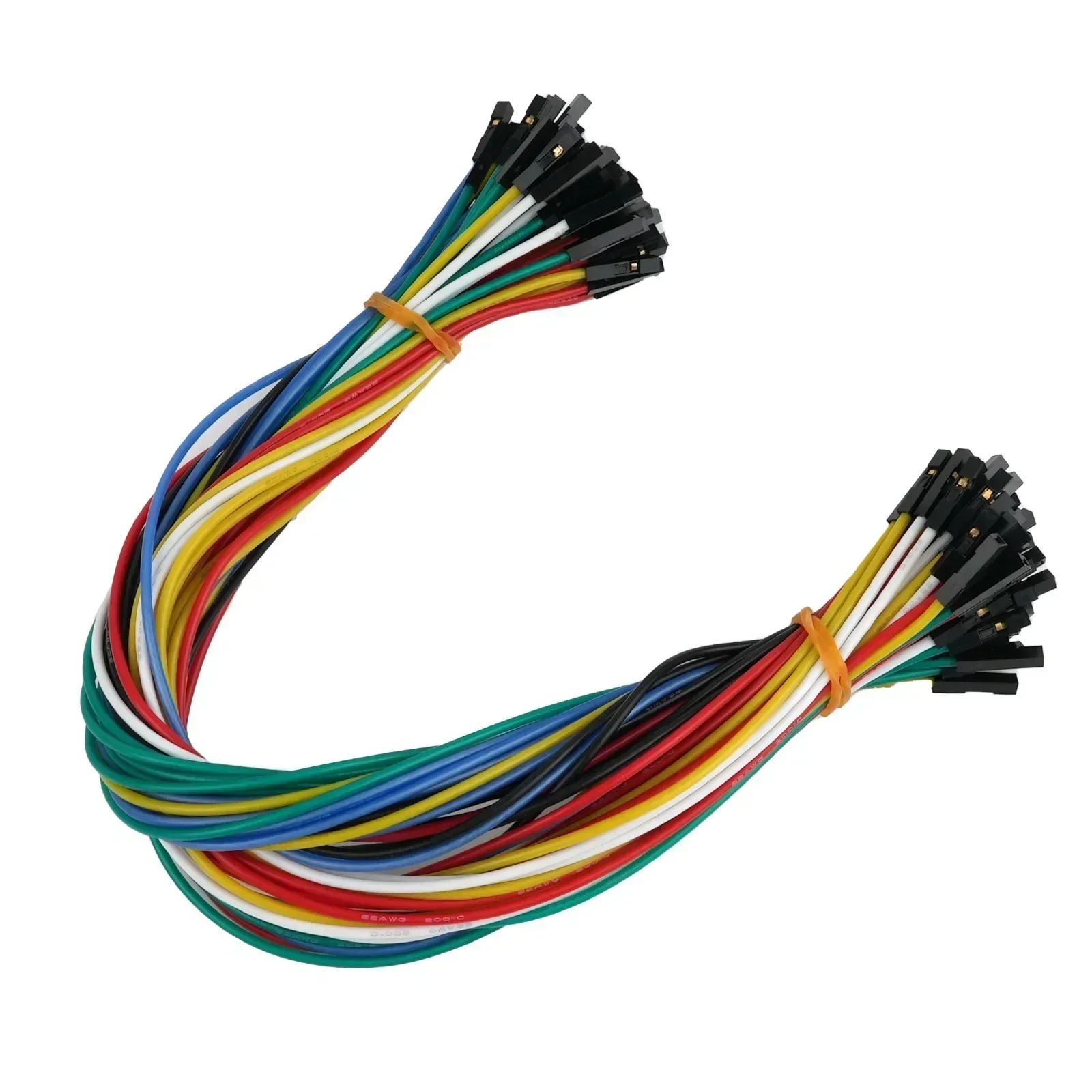 30cm 22AWG シリコンジャンパーワイヤーセット、金メ - Jumper Wire Kit のレビューと価格